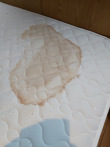 dirty mattress before